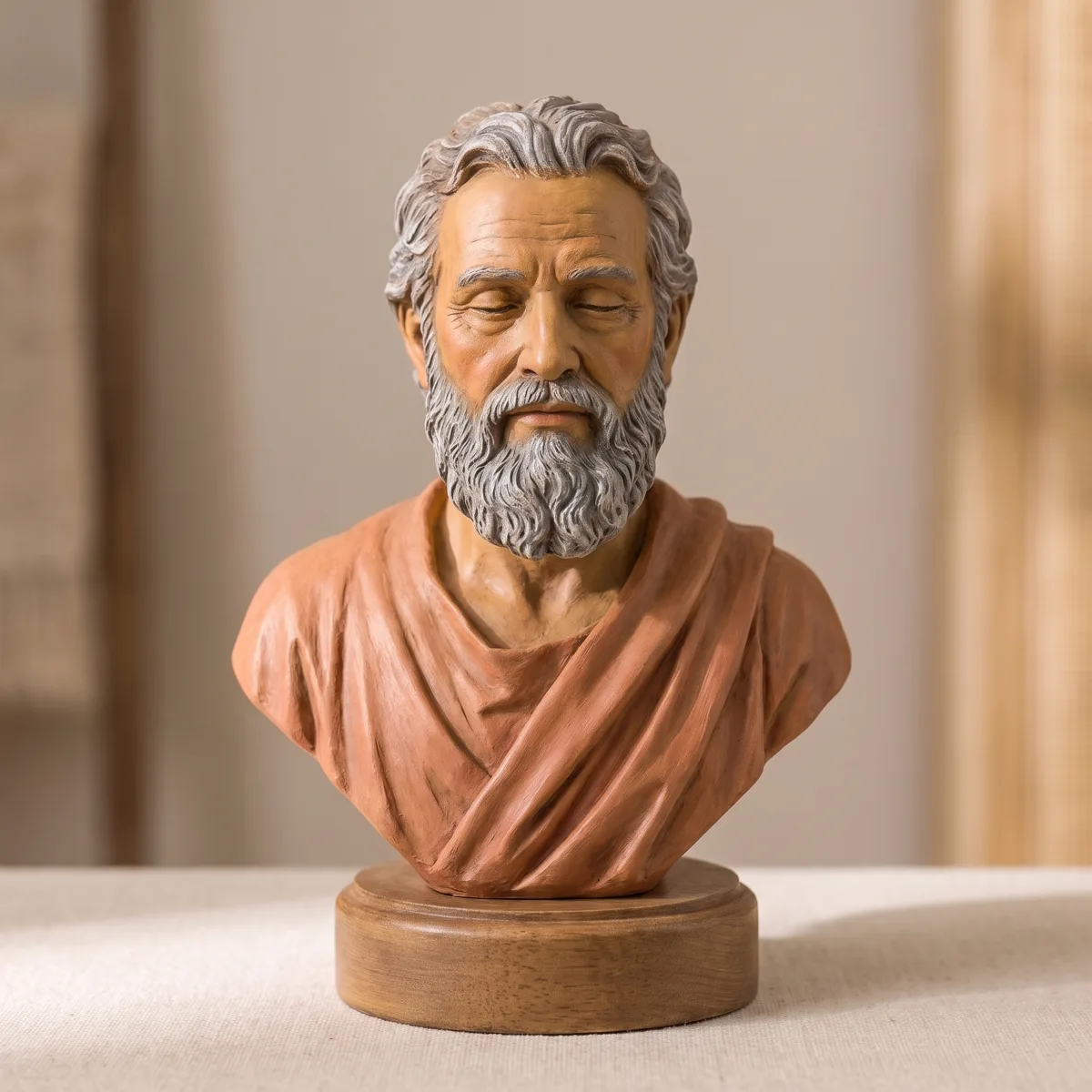 Finished hand-painted sculpture 8