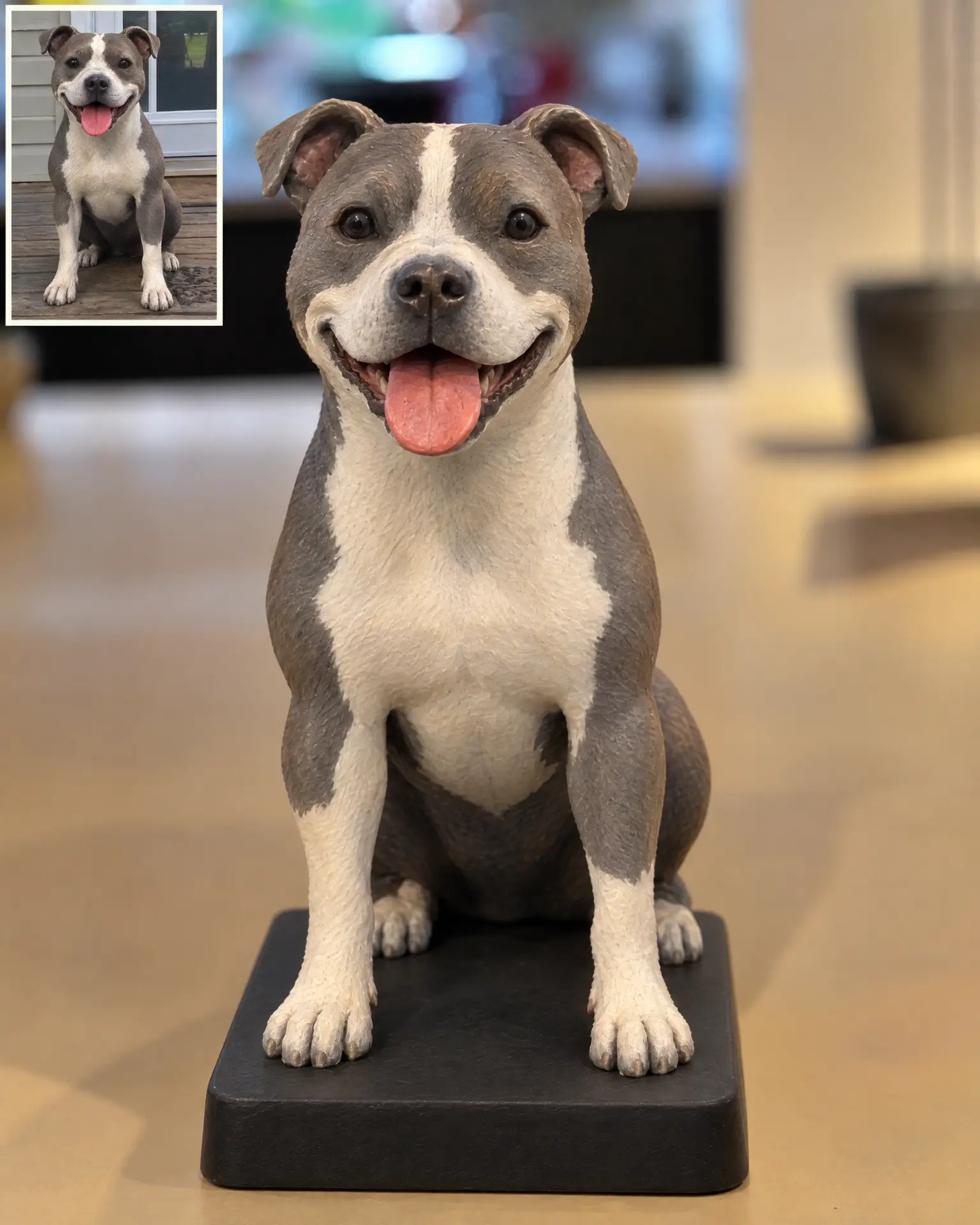 Pet sculpture — Dog portrait