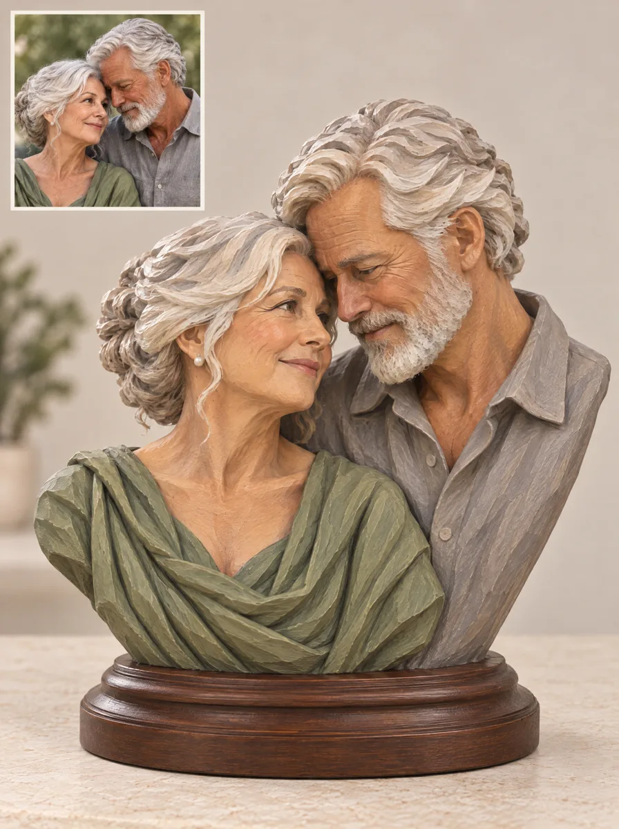Finished hand-painted sculpture 17